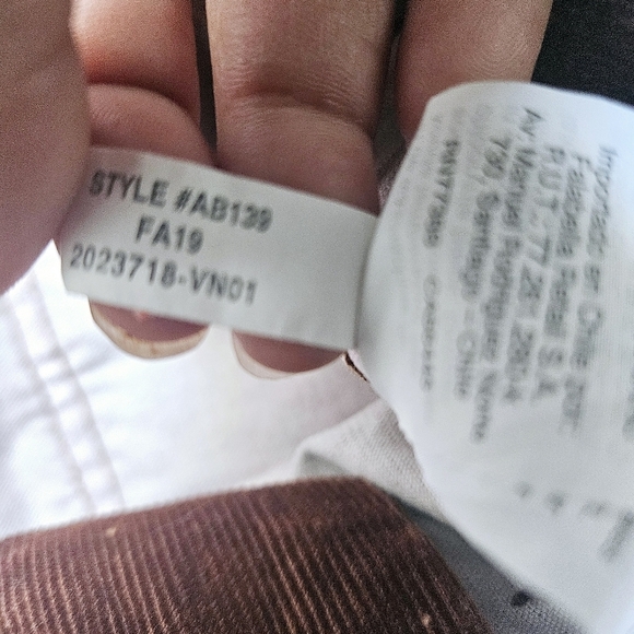 Madewell Slim Emmett Wide Leg Cropped Floral Corduroy Zipper Choco Pants Sz 24 - Picture 5 of 13